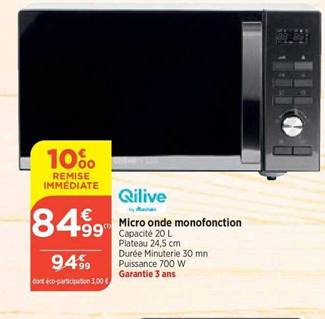 micro onde monofonction qilive