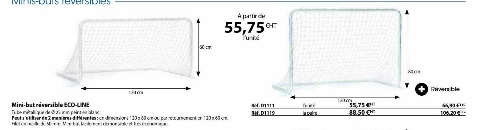 mini-but réversible eco-line