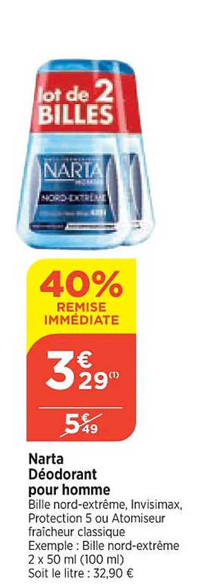 Narta Déodorant Pour Homme