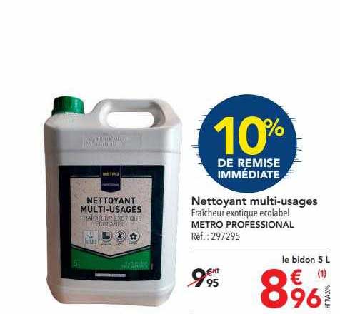 nettoyant multi-usages metro professional