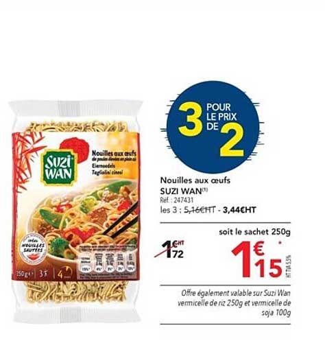 nouilles aux œufs suzi wan