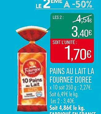 pain au lait la fournée dorée