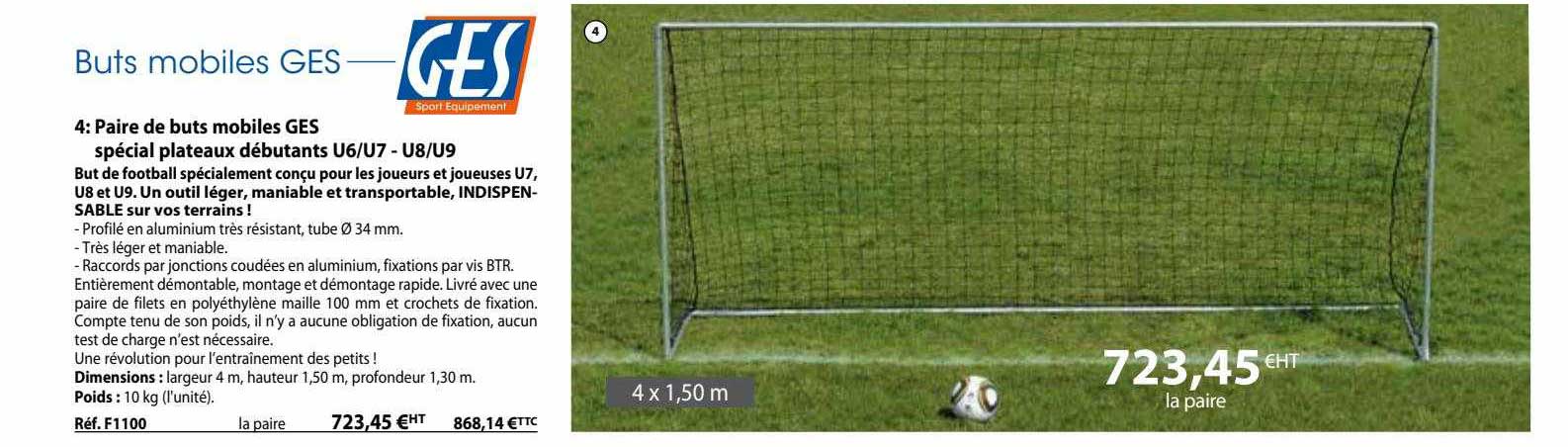 Paire De Buts Mobiles Ges