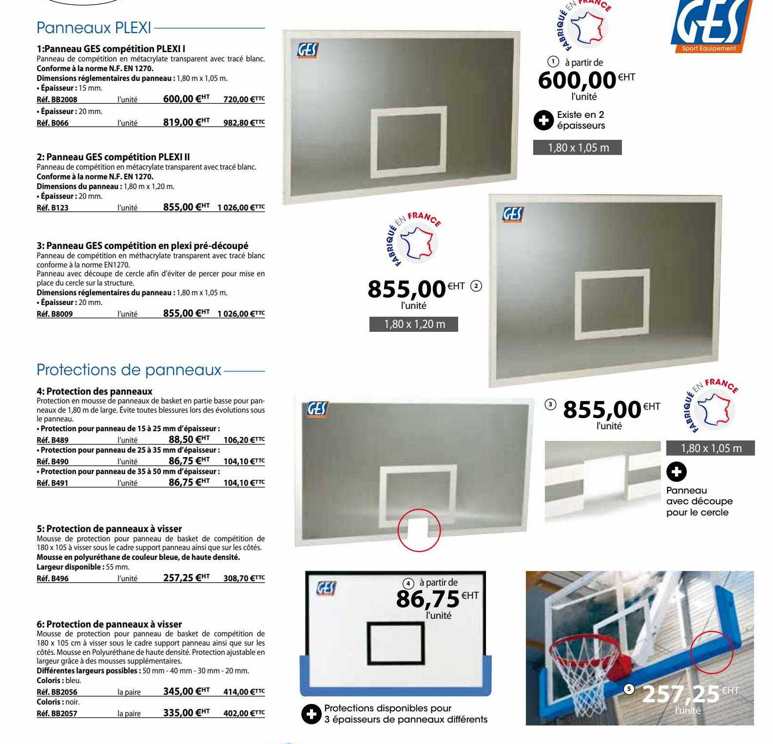 panneaux plexi, protections de panneaux