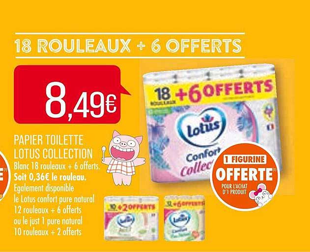 Papier Toilette Lotus Collection