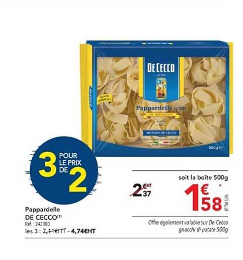 pappardelle de cecco