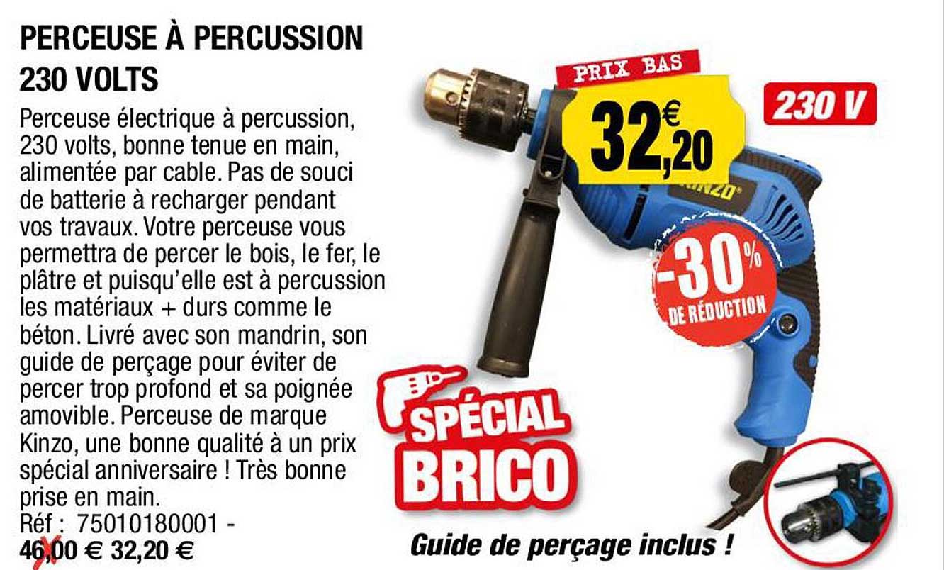 perceuse à percussion 230 volts