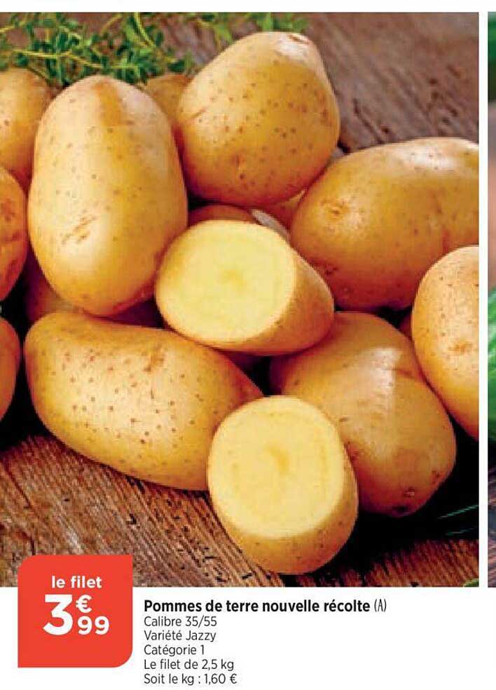 pommes de terre nouvelle recolte