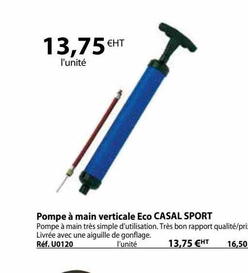 pompe à main verticale eco casal sport