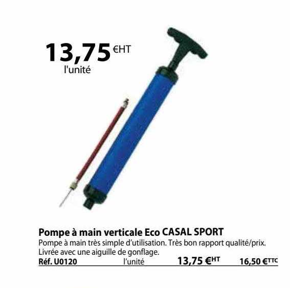 pompe à main verticale éco casal sport
