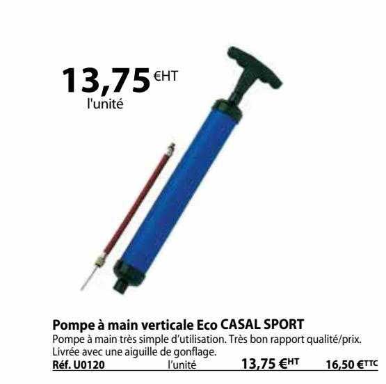 pompe à main verticale eco casal sport