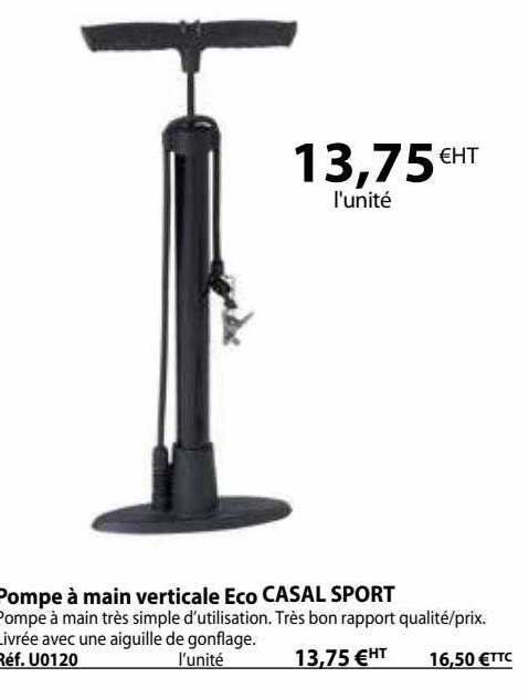 pompe à main verticale eco casal sport
