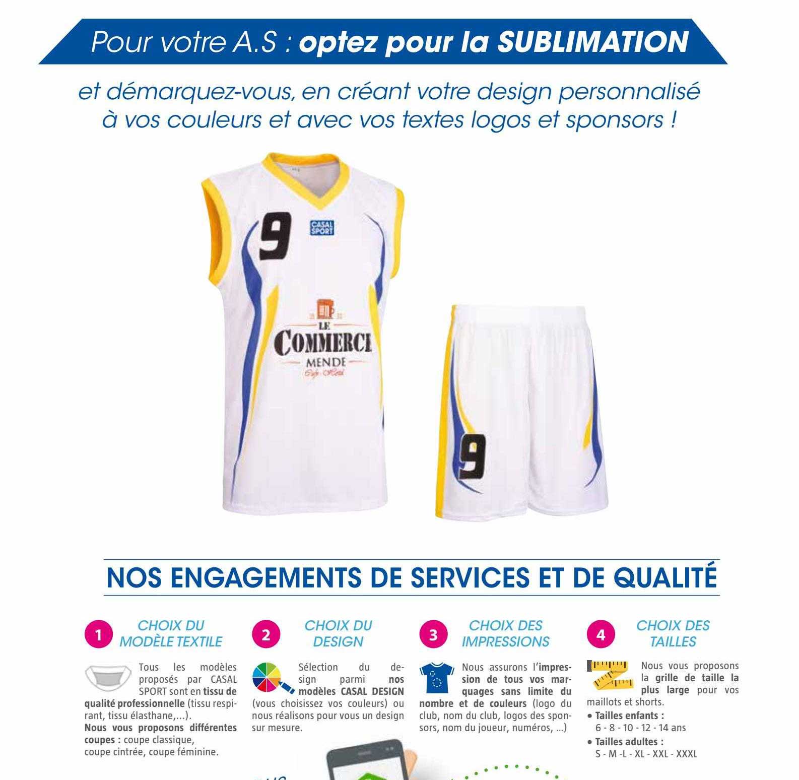 pour votre a.s. : optez pour la sublimation