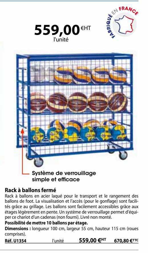 Rack à Ballons Fermé