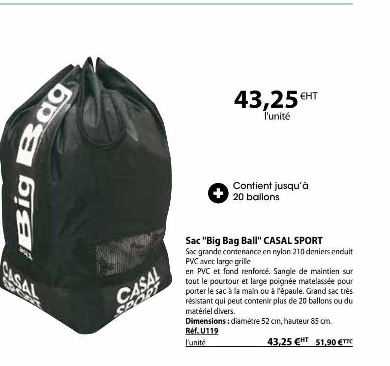 sac "big ball" casal sport