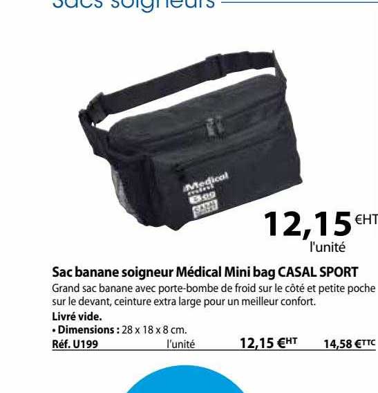 sac banane soigneur médical mini bag casal sport