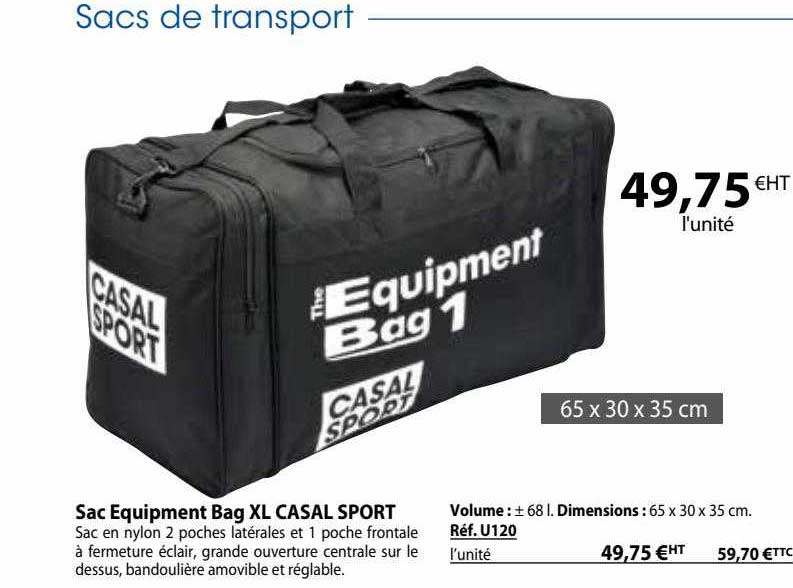 sac equipment bag xl casal sport