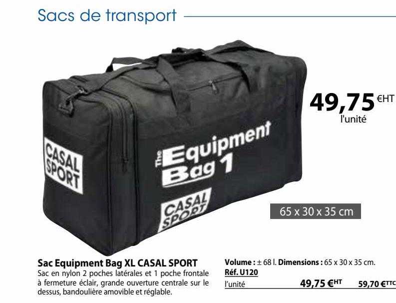 sac equipment bag xl casal sport
