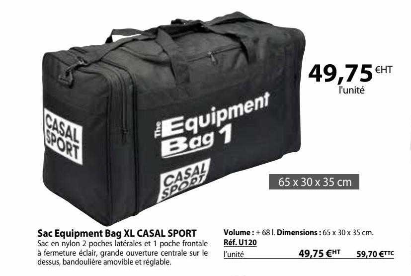 sac equipment bag xl casal sport