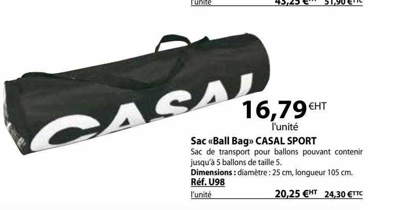 sac «ball bag» casal sport
