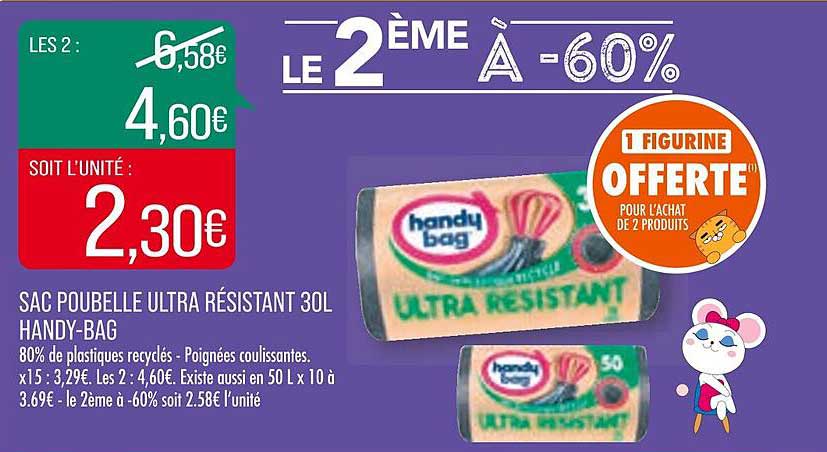 Sac Poubelle Ultra Résistant 30l Handy-bag