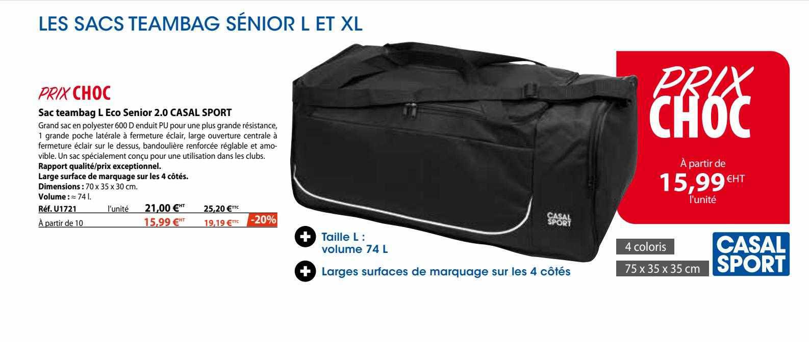 sac teambag l eco senior 2.0 casal sport