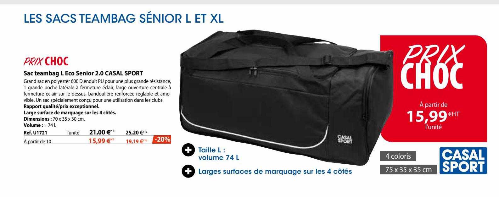 sac teambag l eco senior 2.0 casal sport