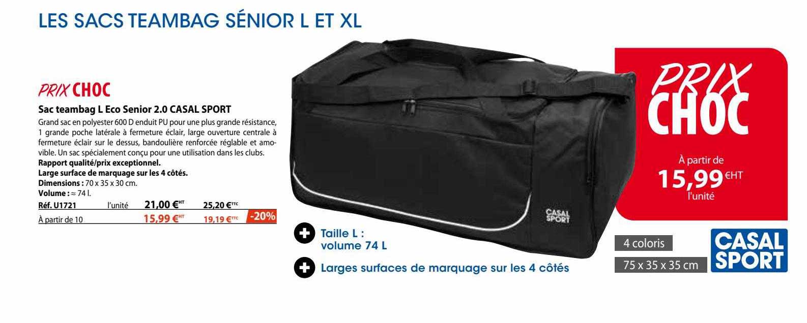 sac teambag l eco senior 2.0 casal sport