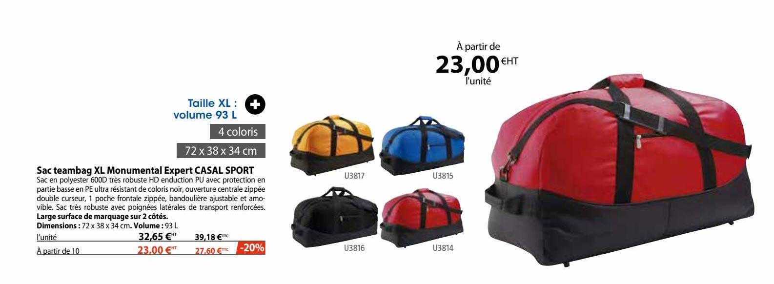 sac teambag xl monumental expert casal sport