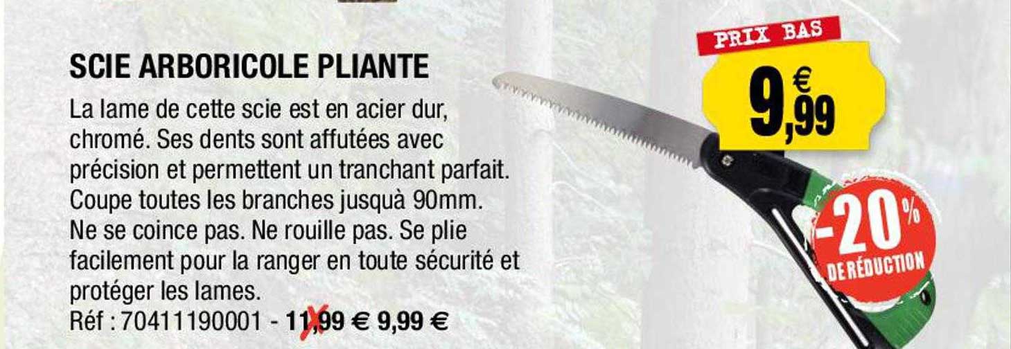 Scie Arboricole Pliante