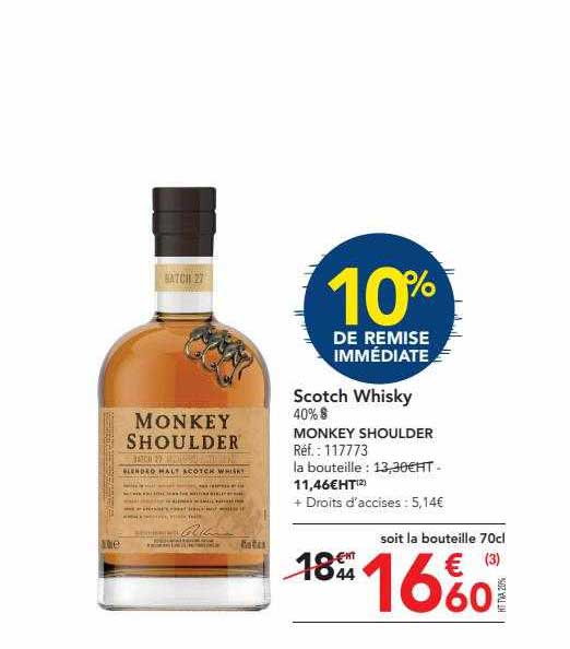 scotch whisky monkey shoulder