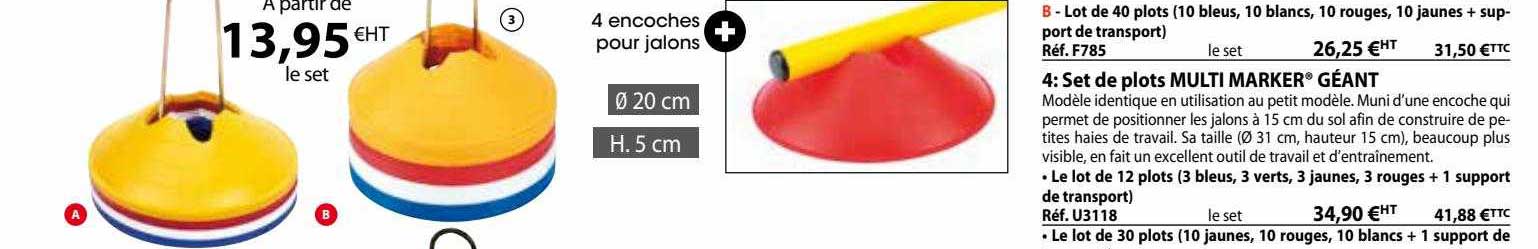 Set De Plots Multi Marker Géant