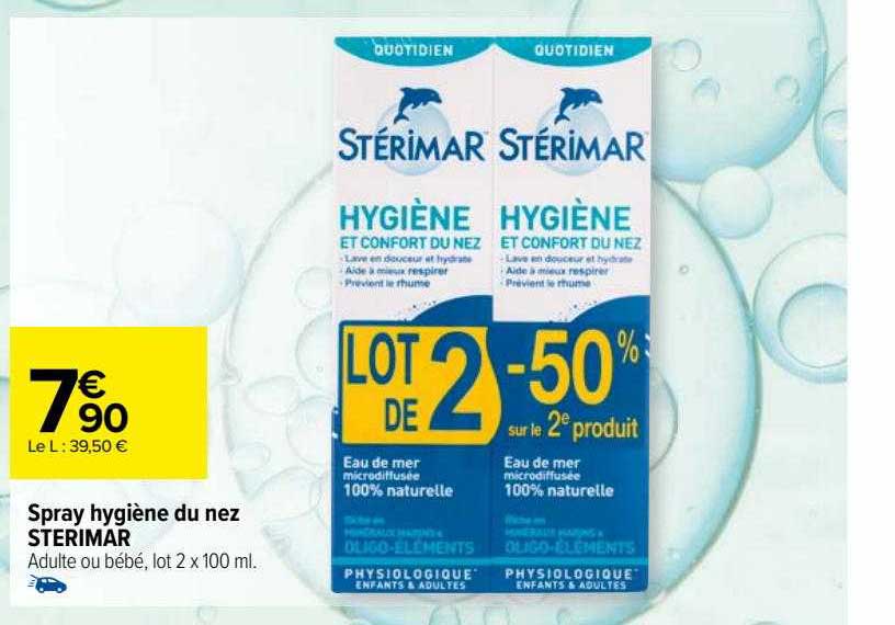 Spray Hygiène Du Nez Sterimar