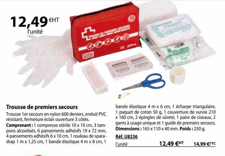 trousse de premiers secours