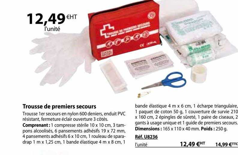 trousse de premiers secours