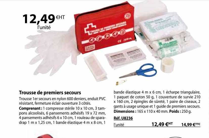 trousse de premiers secours