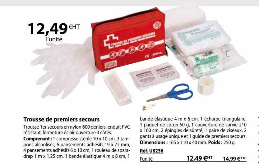 trousse de premiers secours
