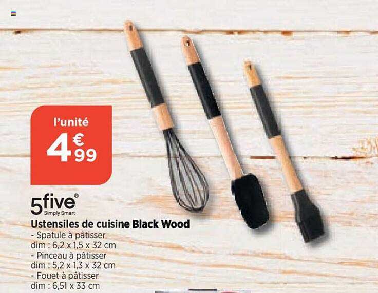 Ustensiles De Cuisine Black Wood 2five