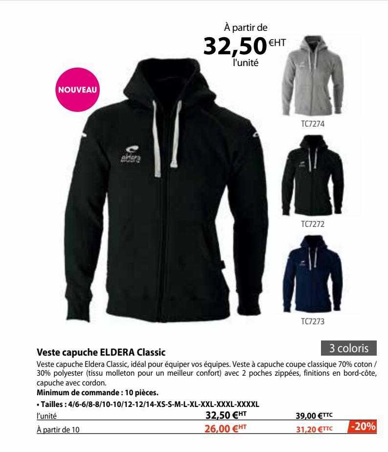 Veste Capuche Eldera Classic