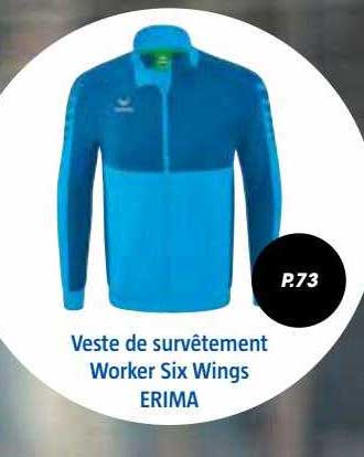 veste de survêtement worker six wings erima