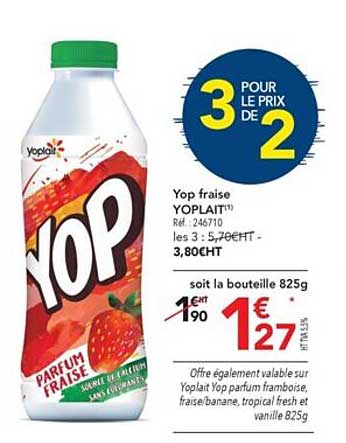 Yop Fraise Yoplait