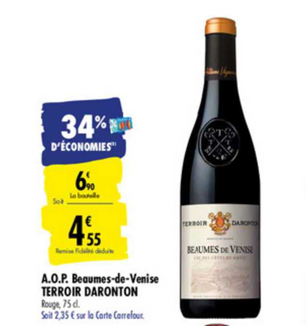 a.o.p. beaumes de venise terroir daronton
