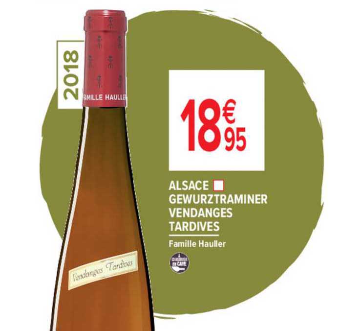 Alsace Gewurztraminer Tendances Tardives Famille Hauller