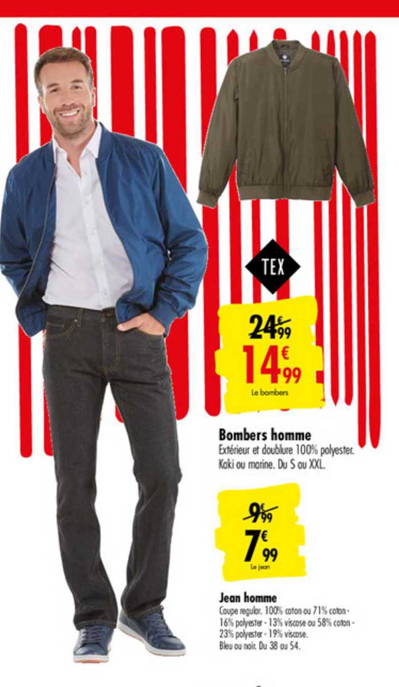 bombers homme tex