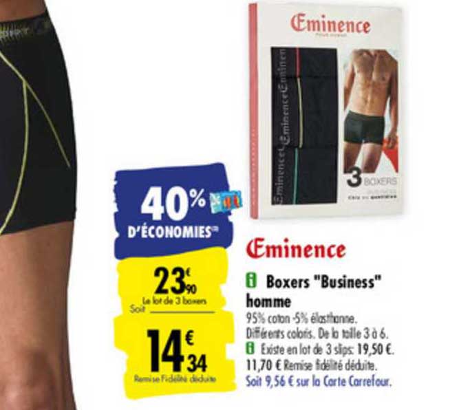 boxers business homme eminence
