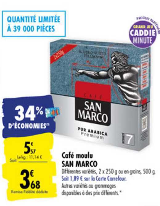 café moulu san marco