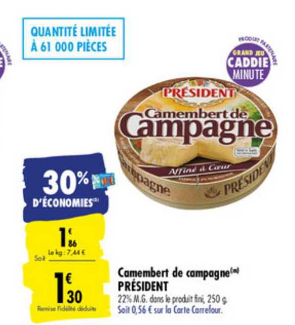 Camembert De Campagne Président
