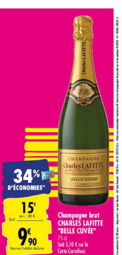 champagne brut charles lafitte "belle cuvée"
