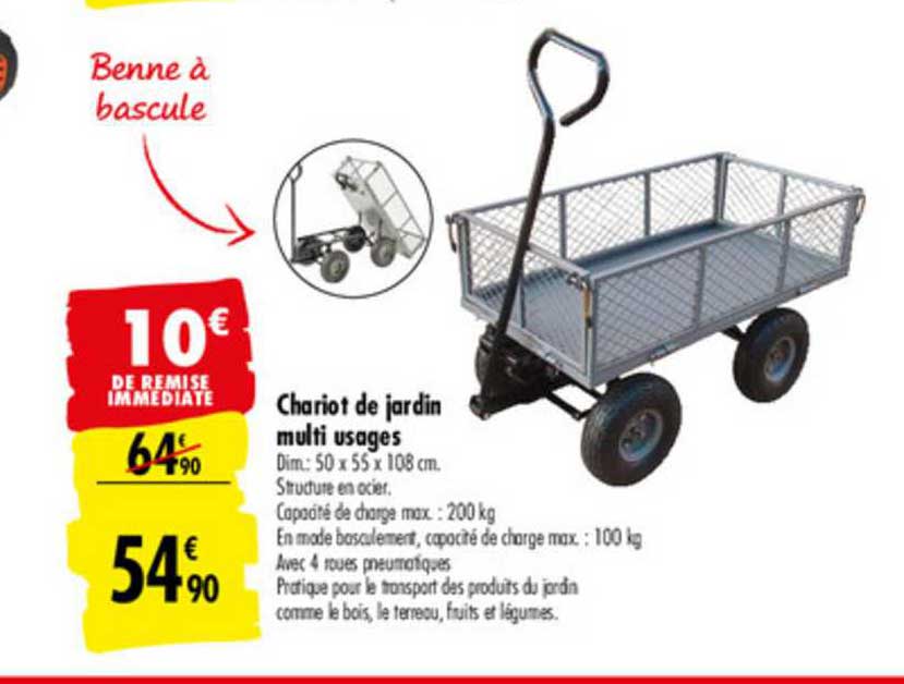 Chariot De Jardin Multi Usages