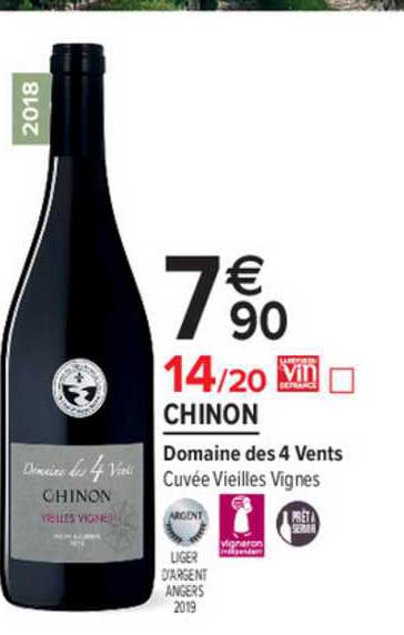 chinon domaine des 4 vents